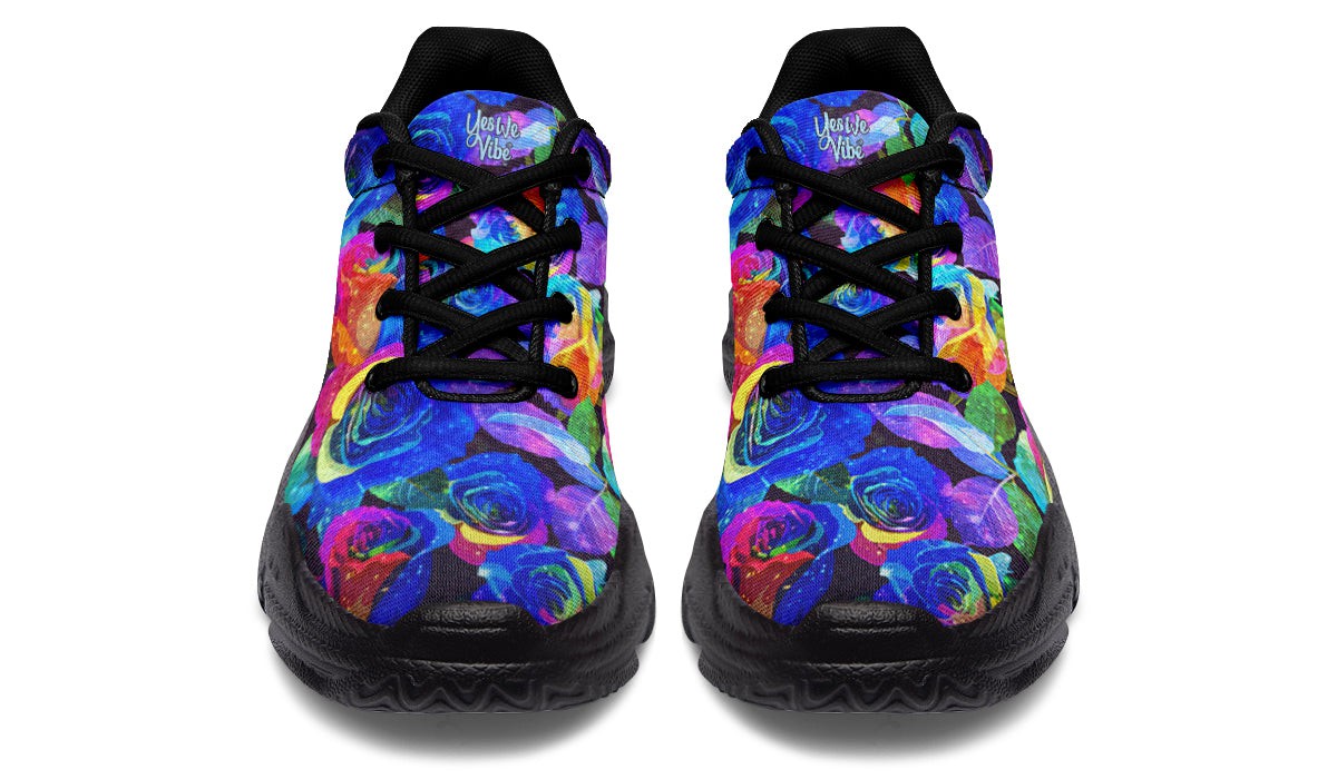 Chunkysneakers-FloralVibrantColors-YWV-09162-Chunkysneakers-Blk-STR4-YWV.jpg